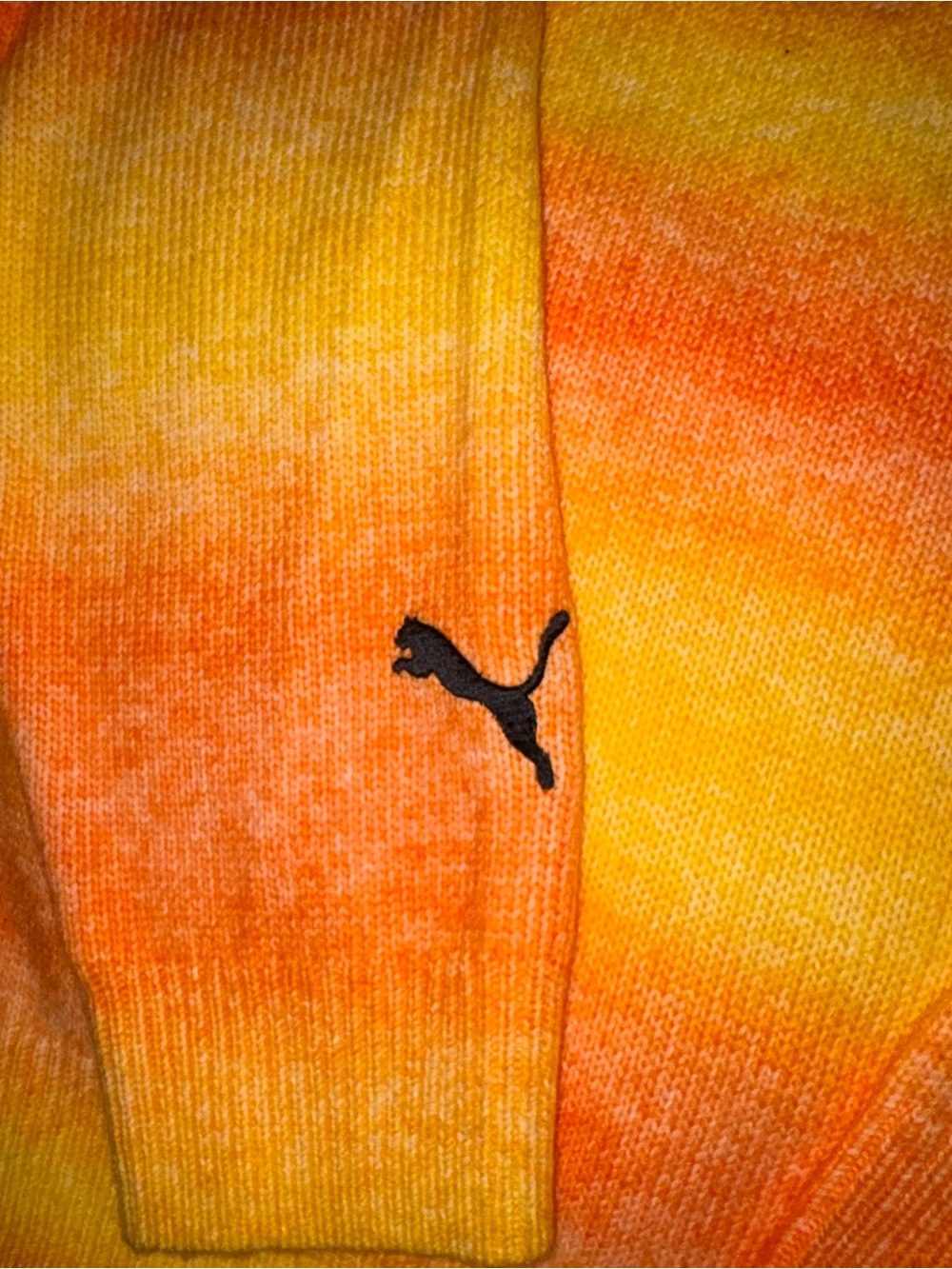 Puma Orange and Yellow Gradient Crewneck Sweater - Picture 6 of 14